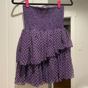 Smocked Mini skirt rarely worn nothing wrong w/ it